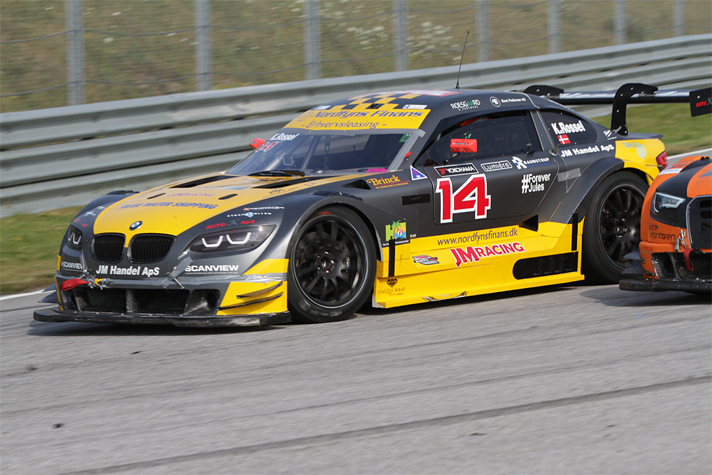 Det blev ikke til en podieplads på Sturup Raceway, men Kevin Rossel beviste endnu engang at han er garanti for speed men også dramatik